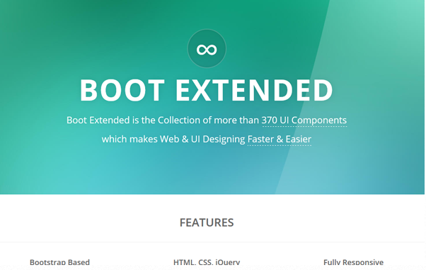 Bootstrap theme Boot Extended - UI Component Collection