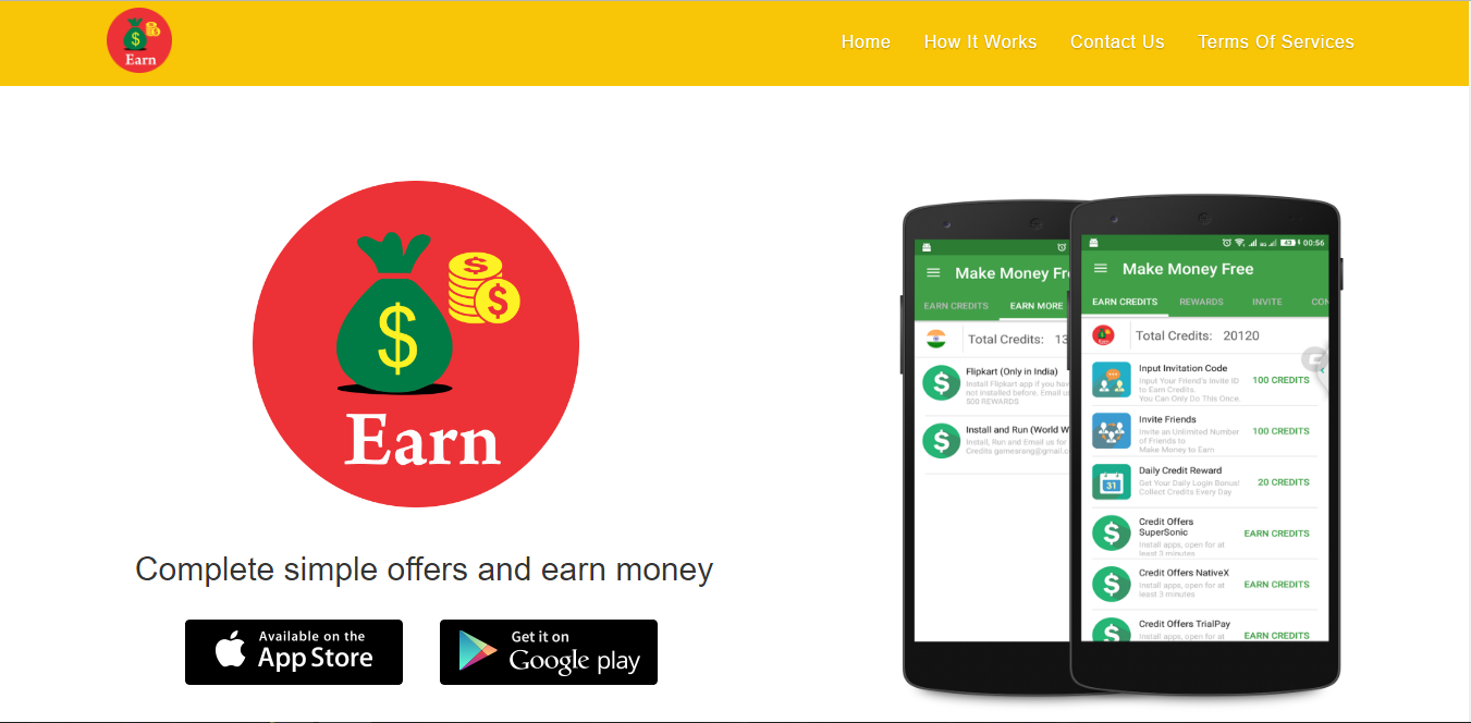 Bootstrap theme Make Money Free: Complete Offers and Earn Money