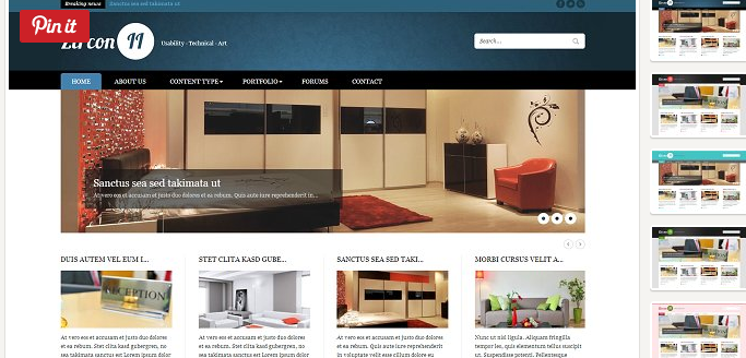 Bootstrap theme Zircon II