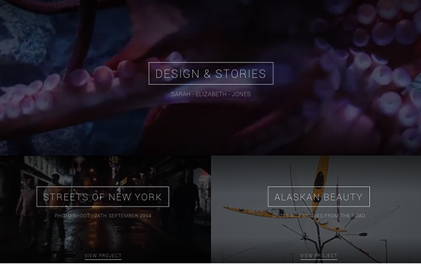 Bootstrap theme Cinema - Portfolio/Product Showcase