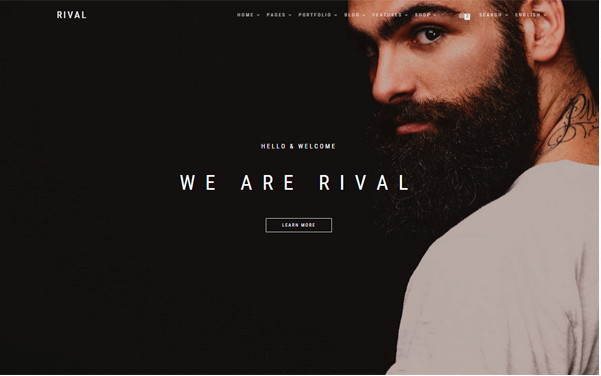 Bootstrap theme Rival - Responsive Multipurpose Template