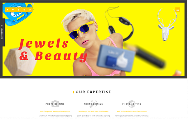 Bootstrap theme CREATIVE - HTML5 Portfolio & Blog Theme